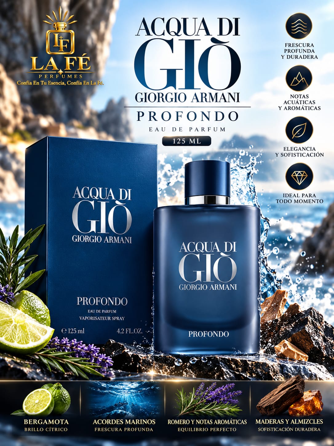 Giorgio Armani Acqua Di Gio Profondo 125ml EDP Man
